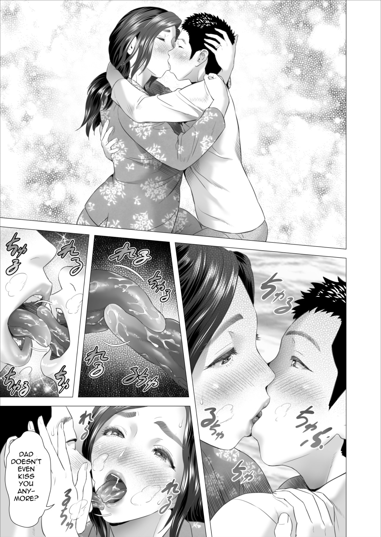 Hentai Manga Comic-Neighborhood Seduction. Son Making Love to His Mother Beside Her Husband-Read-9